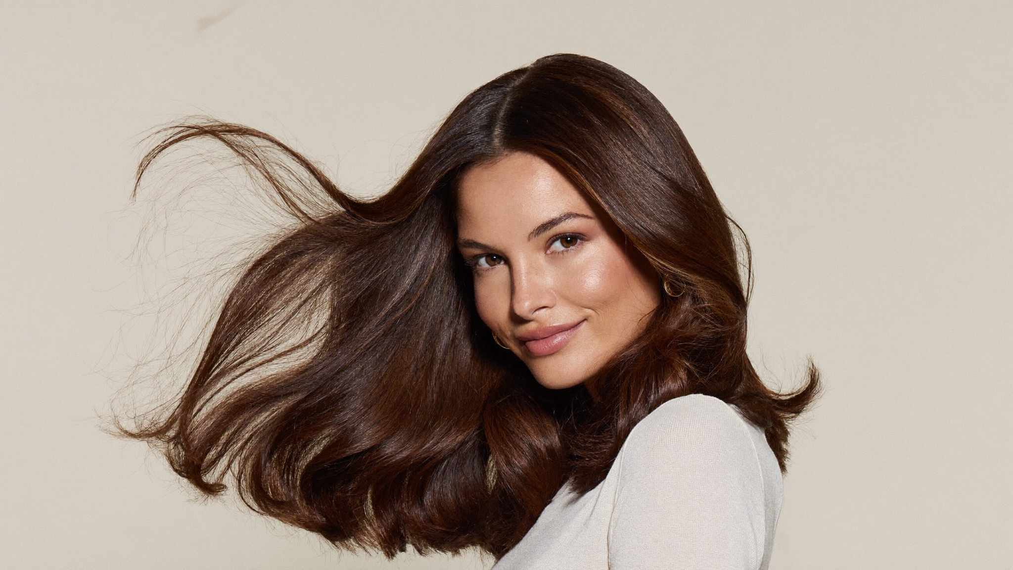 glossy hair